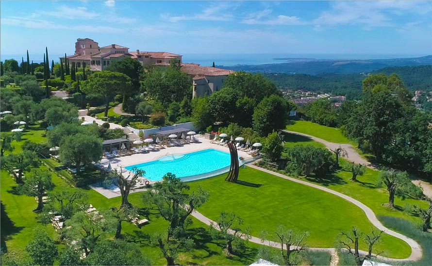 Château Saint-Martin & spa à Vence. Réouverture, nouveau pâtissier et conférences