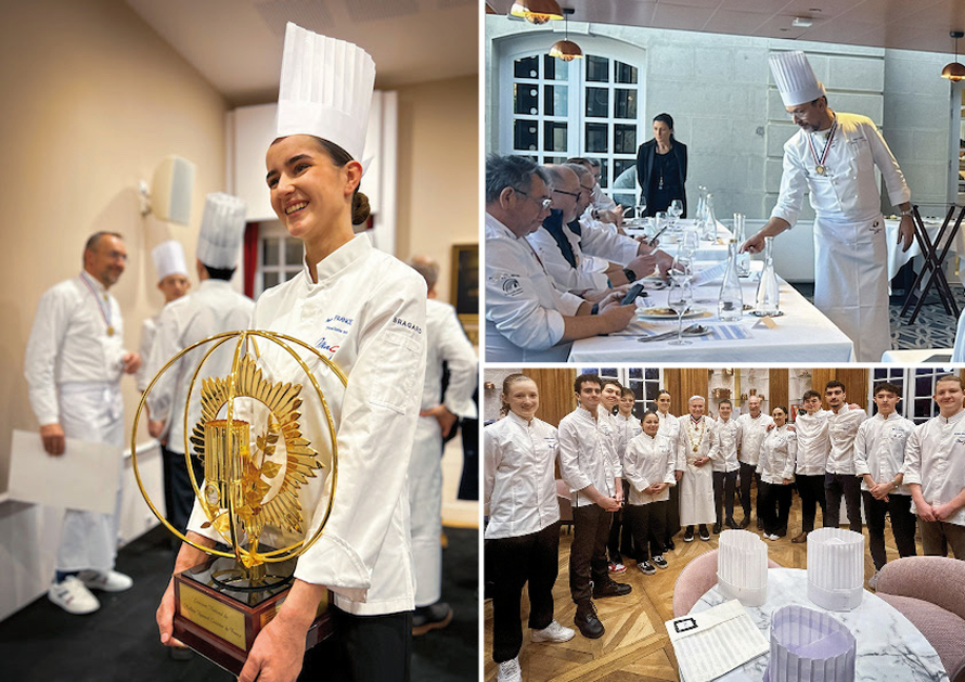 CONCOURS DU MEILLEUR APPRENTI CUISINIER DE FRANCE. Awen Franceschi, élève de l’Académie Vaucluse Provence, lauréate